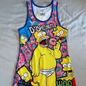 Men's Tri Titan's Simpsons Singlet- Size Small